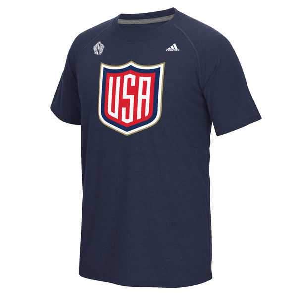US Hockey 2016 World Cup of Hockey Primary Logo Ultimate climalite WEM T-Shirt - Navy Blue,We sell and wholesale US Hockey 2016 World Cup of Hockey Primary Logo Ultimate climalite WEM T-Shirt - Navy Blue on line form chian!